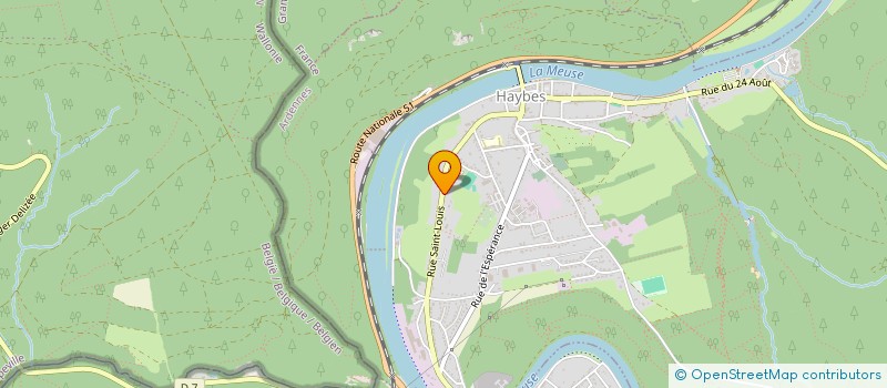 localisation de l'entreprise MONSIEUR GAETAN FERREIRA  HAYBES