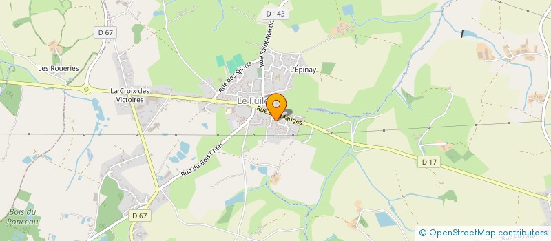 localisation de l'entreprise MONSIEUR GAETAN FLEURANCE  OREE-D'ANJOU