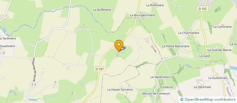 localisation de l'entreprise MONSIEUR GAETAN FONTAINE à ERNEE