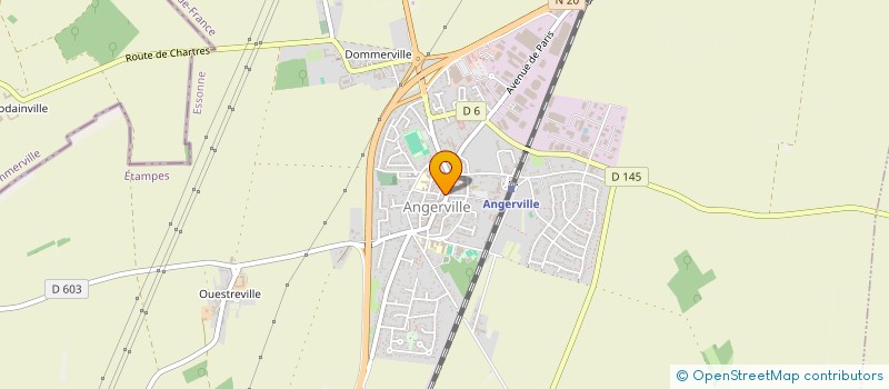 localisation de l'entreprise MONSIEUR GAETAN FOURNIER à ANGERVILLE