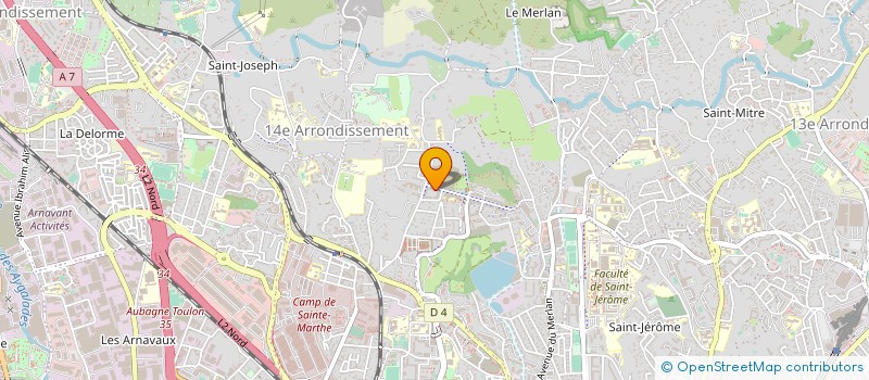 localisation de l'entreprise MONSIEUR GAETAN FREGUIN à MARSEILLE
