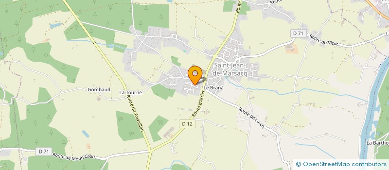 localisation de l'entreprise MONSIEUR GAETAN FRISON à SAINT-JEAN-DE-MARSACQ