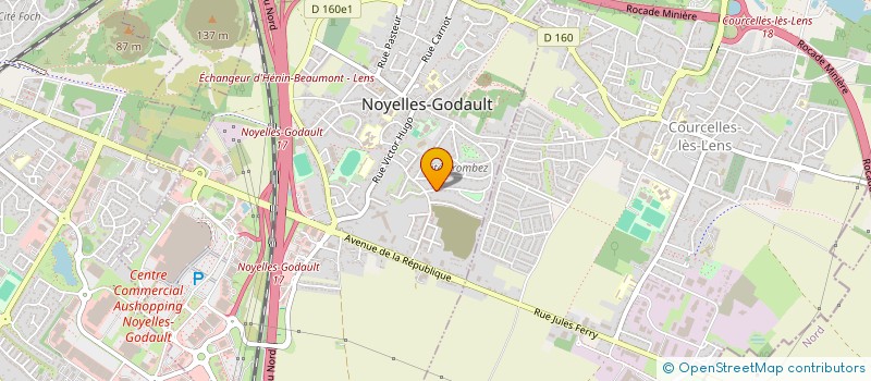 localisation de l'entreprise MONSIEUR GAETAN GADROY  NOYELLES-GODAULT