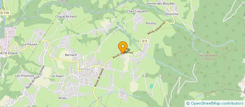 localisation de l'entreprise MONSIEUR GAETAN GAETAN CARRIER  VILLAZ