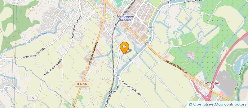 localisation de l'entreprise MONSIEUR GAETAN GAITTE DE STEPHANIS  MANOSQUE