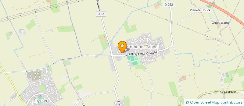 localisation de l'entreprise MONSIEUR GAETAN GARDIE  ARMBOUTS-CAPPEL