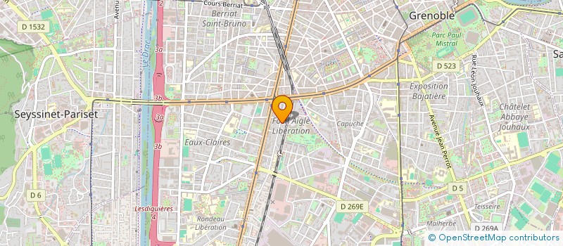 localisation de l'entreprise MONSIEUR GAETAN GATALETA  GRENOBLE