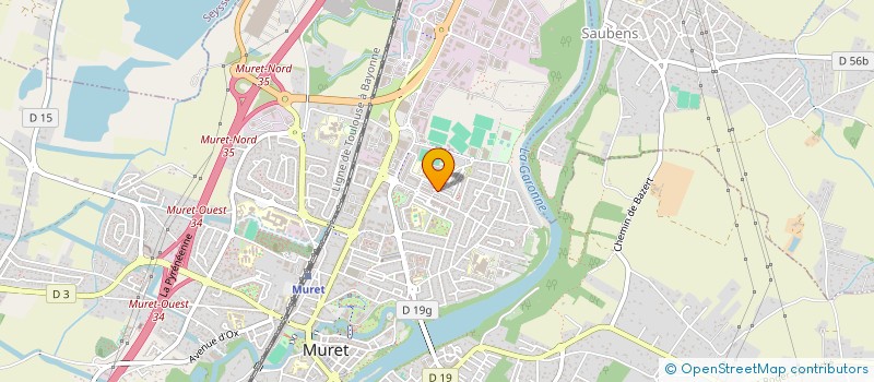 localisation de l'entreprise MONSIEUR GAETAN GAUGUELIN  MURET