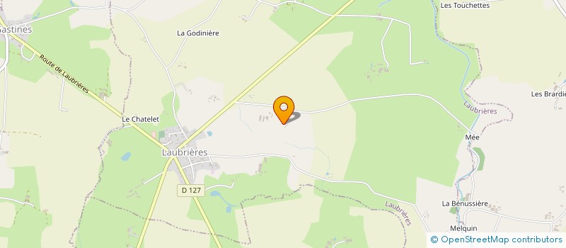 localisation de l'entreprise MONSIEUR GAETAN GAUTIER  LAUBRIERES