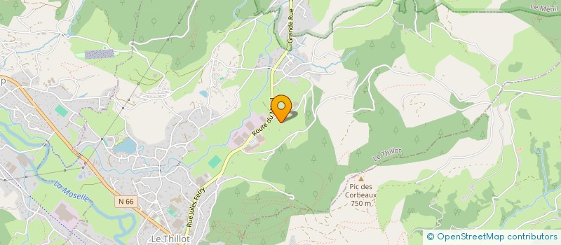 localisation de l'entreprise MONSIEUR GAETAN GEHIN  LE THILLOT