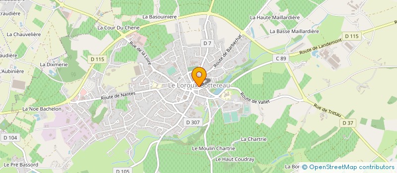 localisation de l'entreprise MONSIEUR GAETAN GESLOT à OREE D'ANJOU