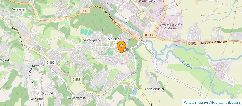 localisation de l'entreprise MONSIEUR GAETAN GILI  VIENNE