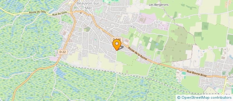 localisation de l'entreprise MONSIEUR GAETAN GIRARD  BEAUVOIR-SUR-MER