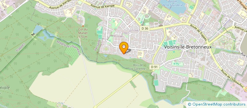 localisation de l'entreprise MONSIEUR GAETAN GIRARD  VOISINS-LE-BRETONNEUX