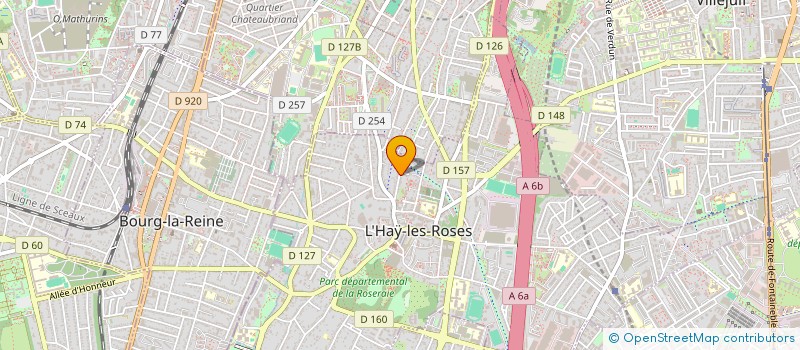 localisation de l'entreprise MONSIEUR GAETAN GOHIN  L'HAY-LES-ROSES