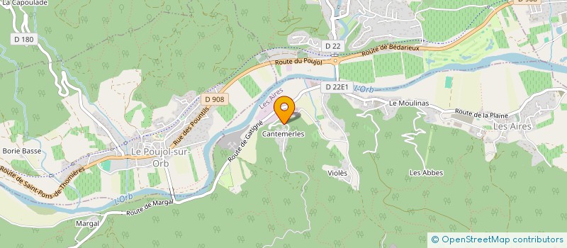 localisation de l'entreprise MONSIEUR GAETAN GOUAILLE  LES AIRES