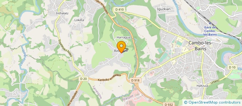 localisation de l'entreprise MONSIEUR GAETAN GOUSSARD  LARRESSORE