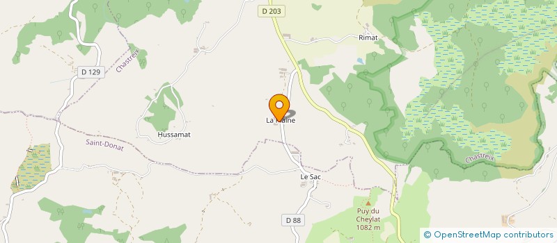 localisation de l'entreprise MONSIEUR GAETAN GOUTTEBROZE  CHASTREIX