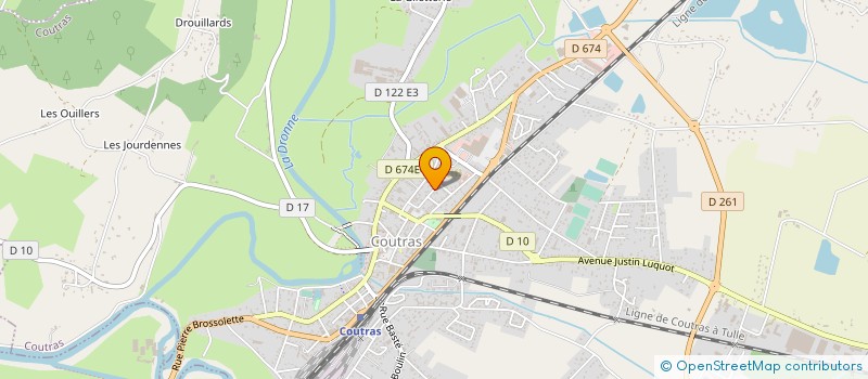 localisation de l'entreprise MONSIEUR GAETAN GRIFFON  COUTRAS