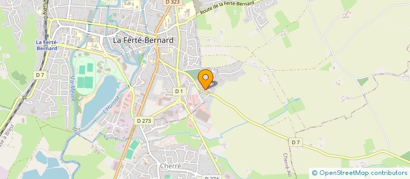 localisation de l'entreprise MONSIEUR GAETAN GUEGAN  LA FERTE-BERNARD