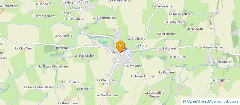 localisation de l'entreprise MONSIEUR GAETAN GUERRIER  VALLONS-DE-L'ERDRE