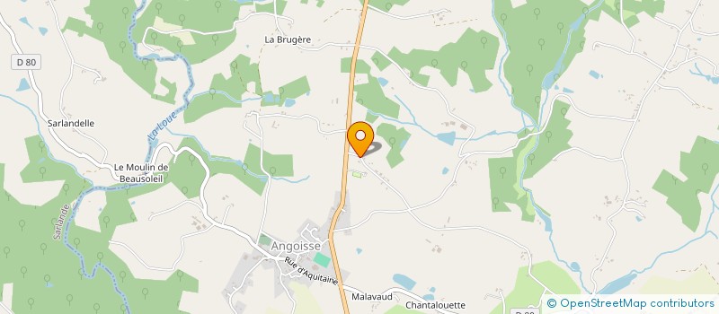 localisation de l'entreprise MONSIEUR GAETAN GUILLAUMEAUX  ANGOISSE