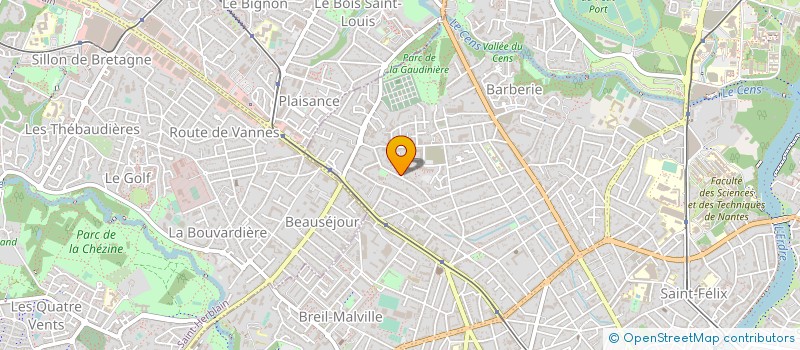 localisation de l'entreprise MONSIEUR GAETAN GUILLOMET à NANTES