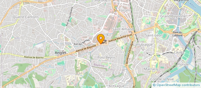 localisation de l'entreprise MONSIEUR GAETAN GUILLOT à BAYONNE
