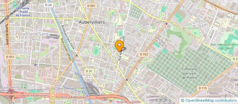localisation de l'entreprise MONSIEUR GAETAN GUYOMARD  AUBERVILLIERS