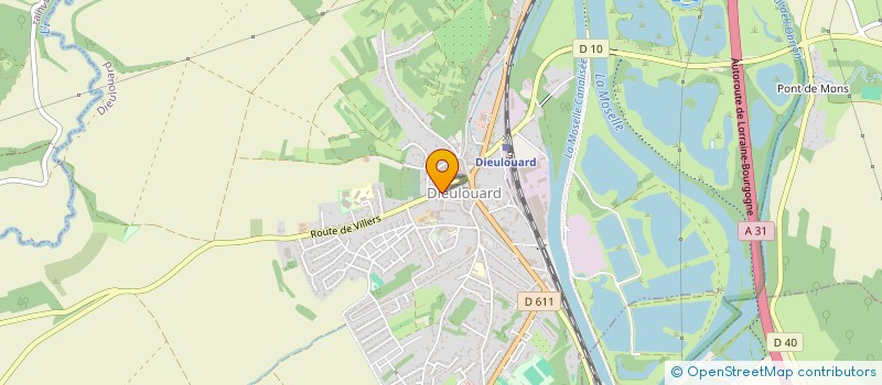 localisation de l'entreprise MONSIEUR GAETAN HAAG-GODFROY  DIEULOUARD