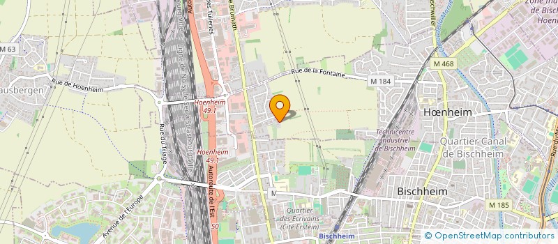 localisation de l'entreprise MONSIEUR GAETAN HAITE  HNHEIM