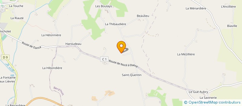 localisation de l'entreprise MONSIEUR GAETAN HAMELIN à PERCHE-EN-NOCE