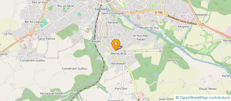 localisation de l'entreprise MONSIEUR GAETAN HAMON  PLOUBEZRE