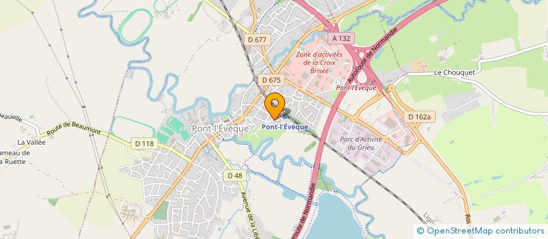 localisation de l'entreprise MONSIEUR GAETAN HAMZAOUI  PONT L'EVEQUE