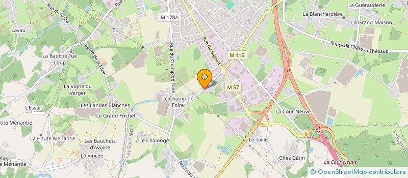 localisation de l'entreprise MONSIEUR GAETAN HATTON  LES SORINIERES