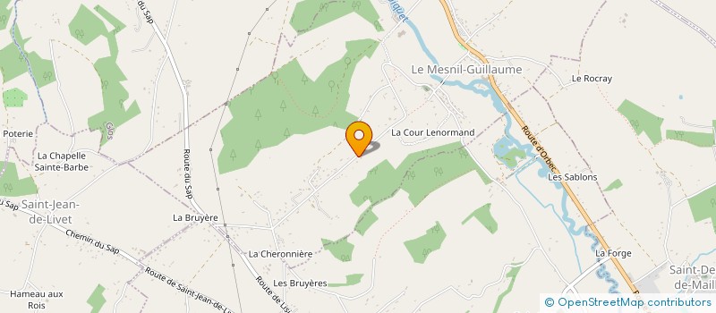 localisation de l'entreprise MONSIEUR GAETAN HEBERT  LE MESNIL-GUILLAUME