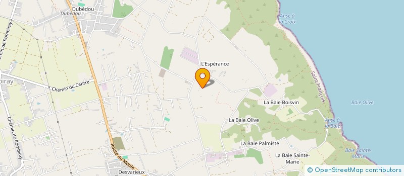 localisation de l'entreprise MONSIEUR GAETAN HECTOR  SAINT FRANCOIS