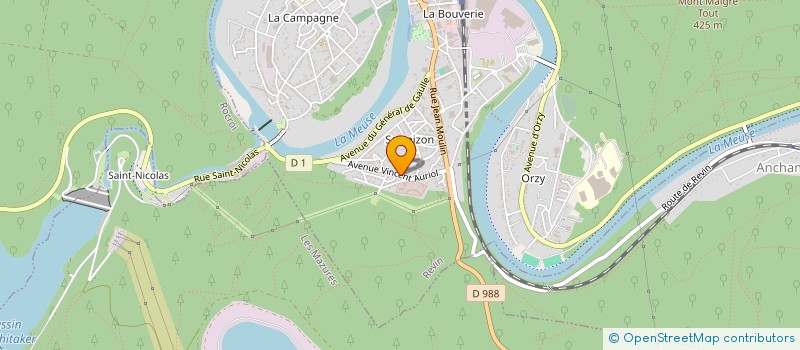 localisation de l'entreprise MONSIEUR GAETAN HERBECQ  REVIN