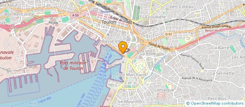 localisation de l'entreprise MONSIEUR GAETAN HERNANDEZ  TOULON