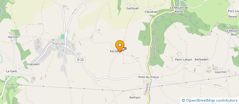 localisation de l'entreprise MONSIEUR GAETAN HERVE  PLESIDY