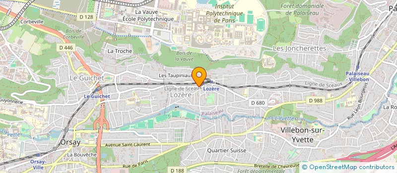 localisation de l'entreprise MONSIEUR GAETAN HERVIOU à PALAISEAU