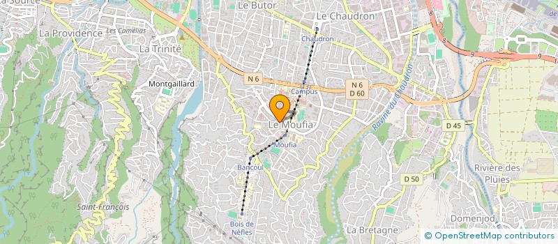 localisation de l'entreprise MONSIEUR GAETAN HOARAU à SAINT-DENIS