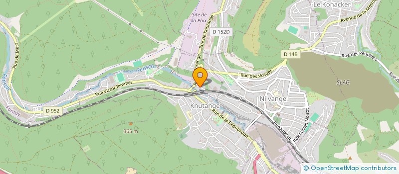 localisation de l'entreprise MONSIEUR GAETAN HURTAULT  NILVANGE