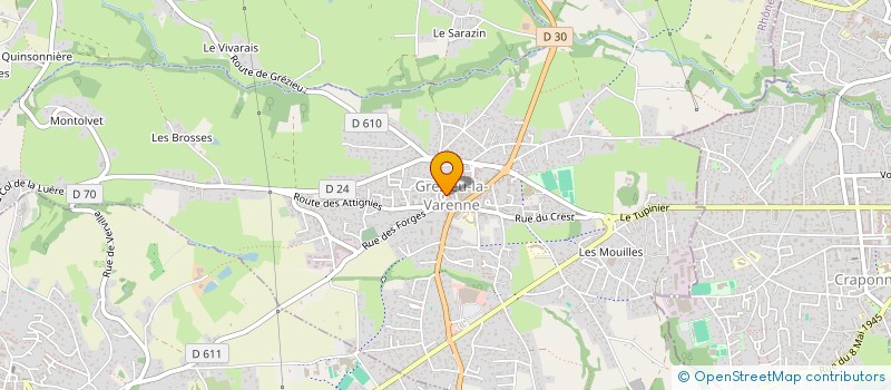 localisation de l'entreprise MONSIEUR GAETAN IMBERT  GREZIEU-LA-VARENNE