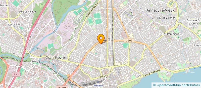 localisation de l'entreprise MONSIEUR GAETAN JACKOWSKI  ANNECY