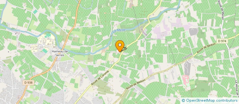 localisation de l'entreprise MONSIEUR GAETAN JAMES à CARPENTRAS