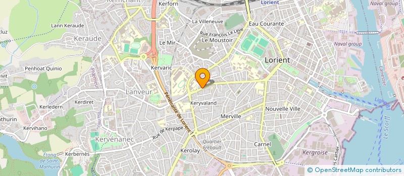 localisation de l'entreprise MONSIEUR GAETAN JOLLIVET  LORIENT