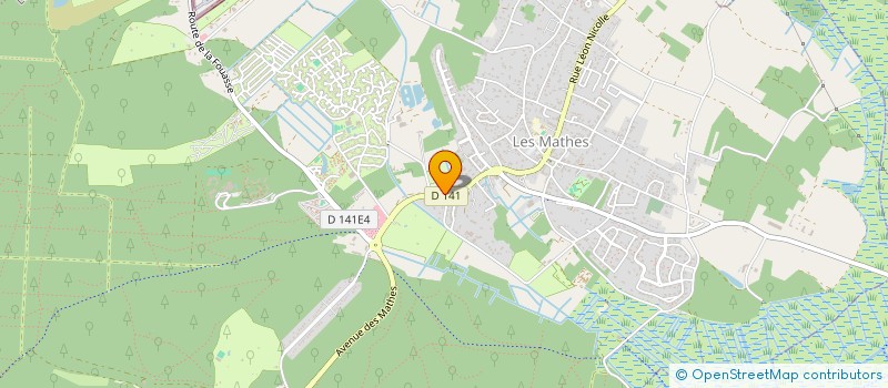 localisation de l'entreprise MONSIEUR GAETAN JONO  LES MATHES