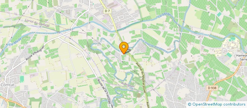 localisation de l'entreprise MONSIEUR GAETAN KERROUCHA  AUBIGNAN