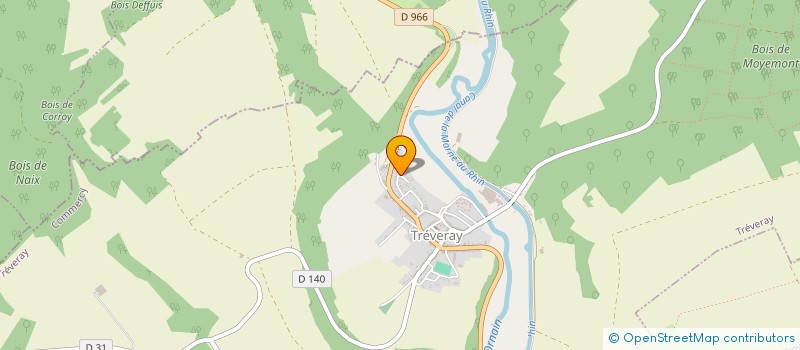 localisation de l'entreprise MONSIEUR GAETAN KIMUS  TREVERAY